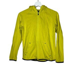 GapFit Boys XL Zip Hoodie Yellow Green Active Jacket